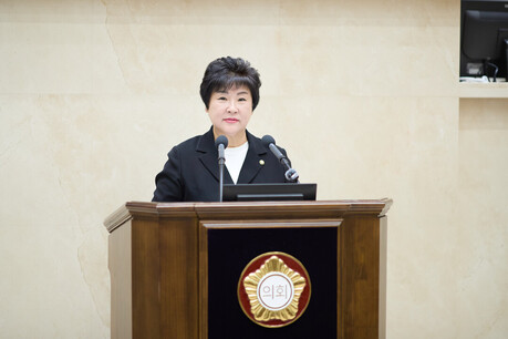 용인특례시의회 장정순 의원, 학생 300명 오가는 길에 25톤 차량. 안전 ‘빨간불’